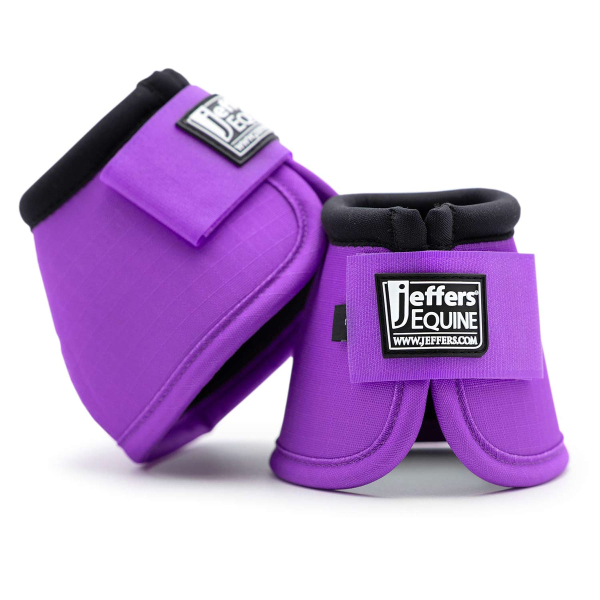 Botas de campana Jeffers No-Turn para caballos, colores sólidos, 2 unidades