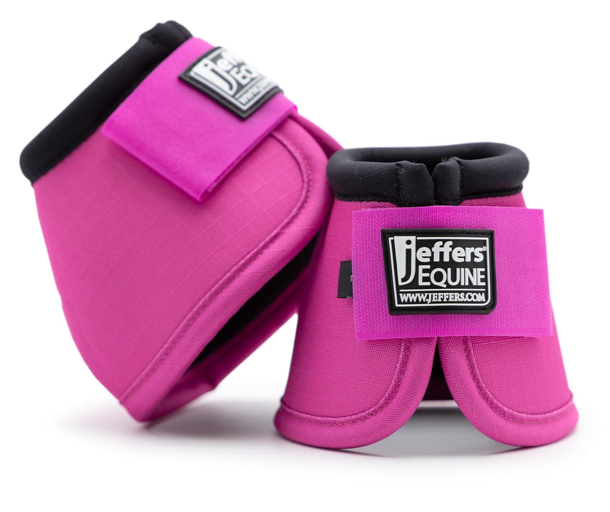 Botas de campana Jeffers No-Turn para caballos, colores sólidos, 2 unidades