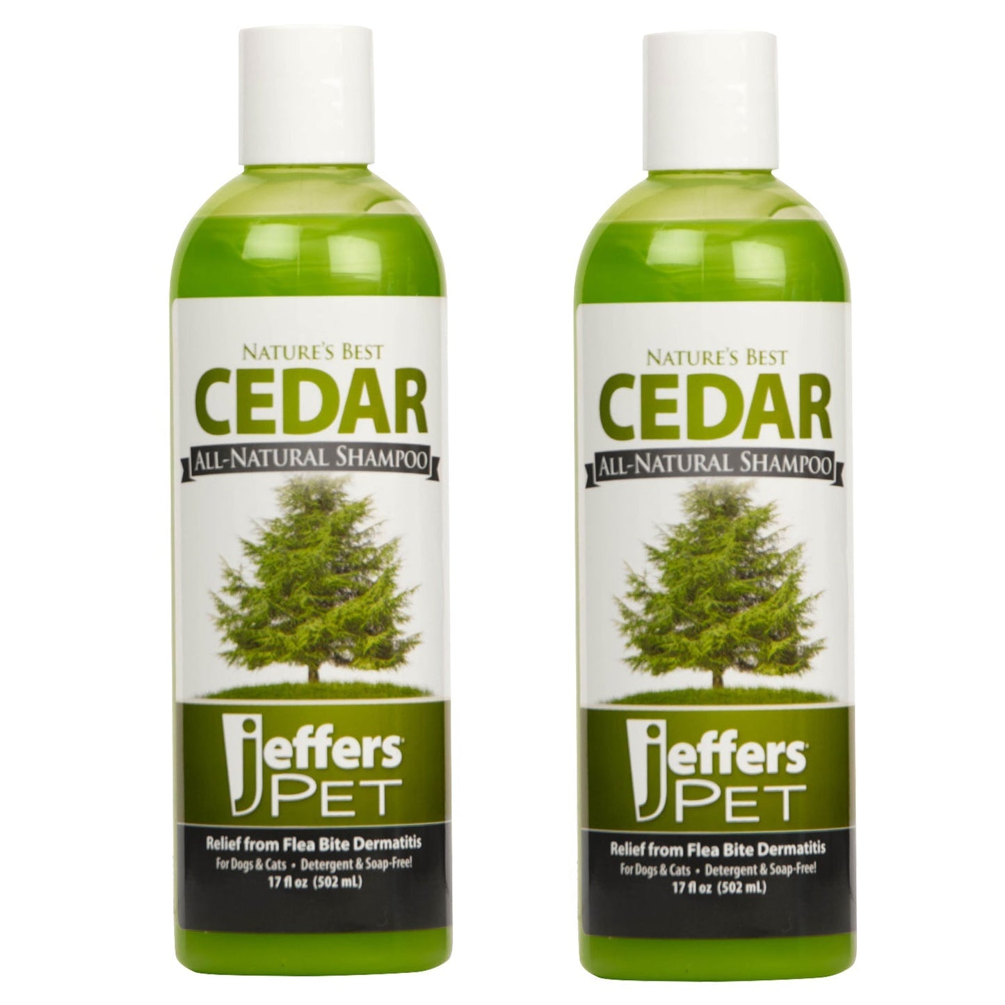 Champú antipulgas totalmente natural Nature's Best Cedar para perros y gatos de Jeffers Pet