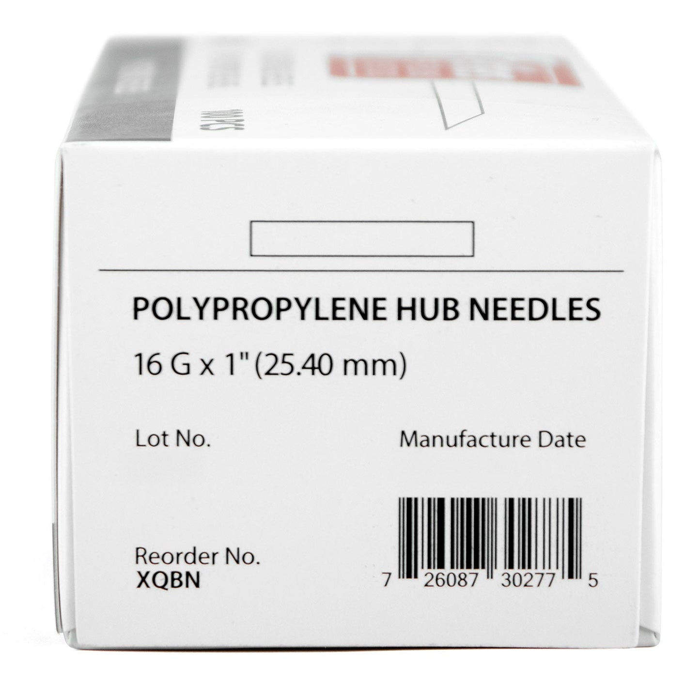 Agujas hipodérmicas Jeffers Poly Hub para uso veterinario, caja de 100