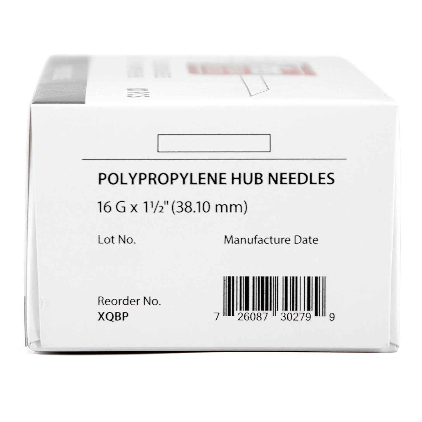 Agujas hipodérmicas Jeffers Poly Hub para uso veterinario, caja de 100