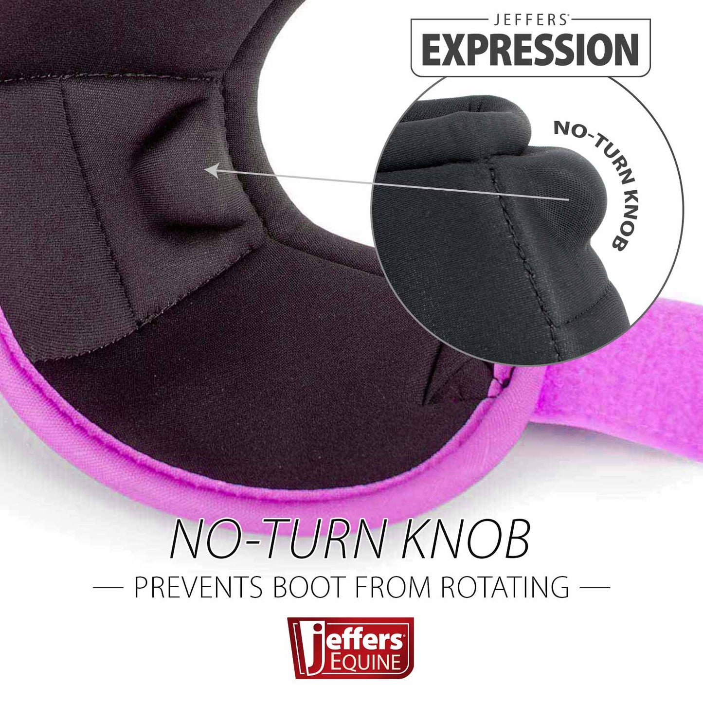 Campanas Jeffers Expression Neón Anti-Rotación para Caballos