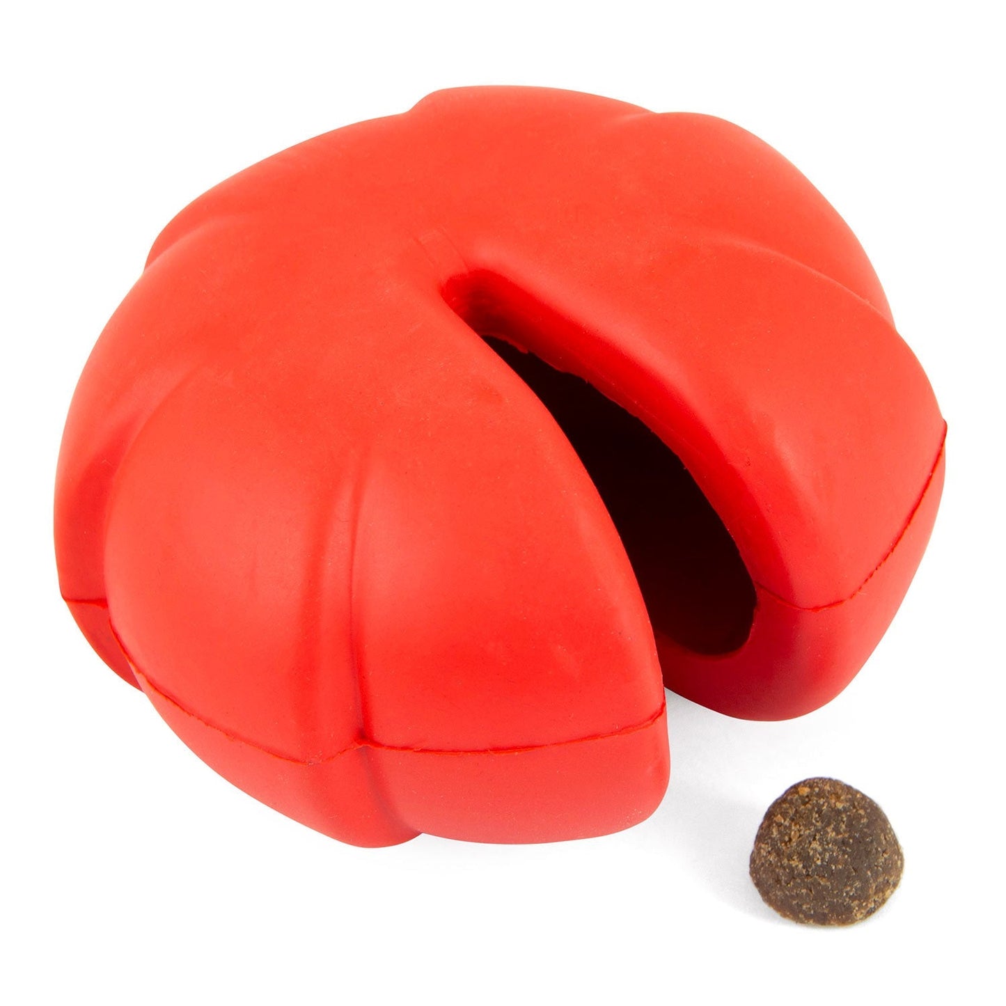 Juguete masticable dental de caucho natural con dispensador de golosinas para perro, Jeffers Red Millipede