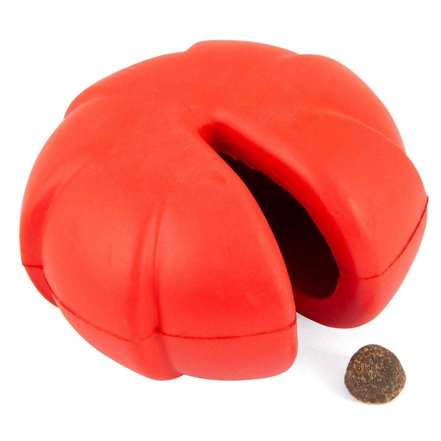 Juguete masticable dental de caucho natural con dispensador de golosinas para perro, Jeffers Red Millipede