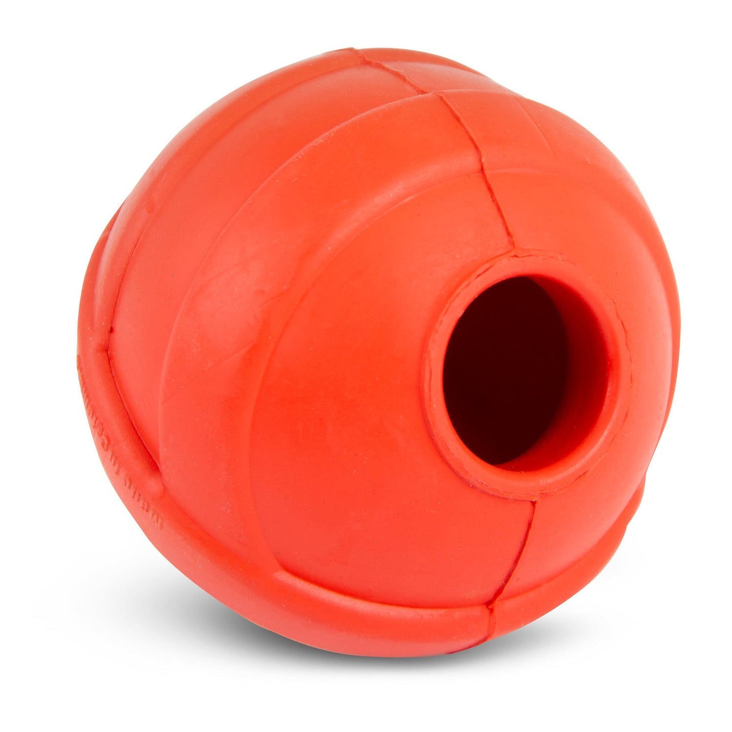 Juguete masticable para perros dispensador de golosinas de caucho natural Jeffers Red Orbits Ball