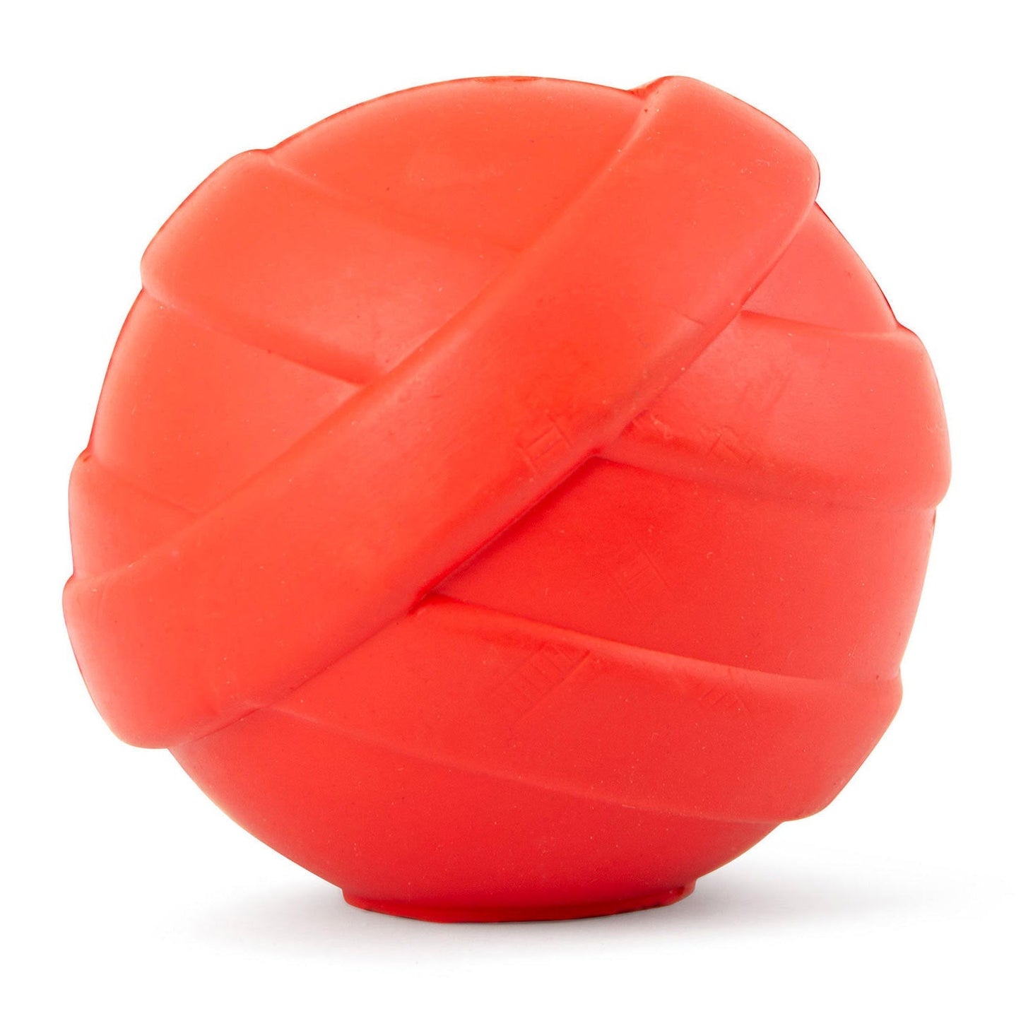 Juguete masticable para perros dispensador de golosinas de caucho natural Jeffers Red Orbits Ball