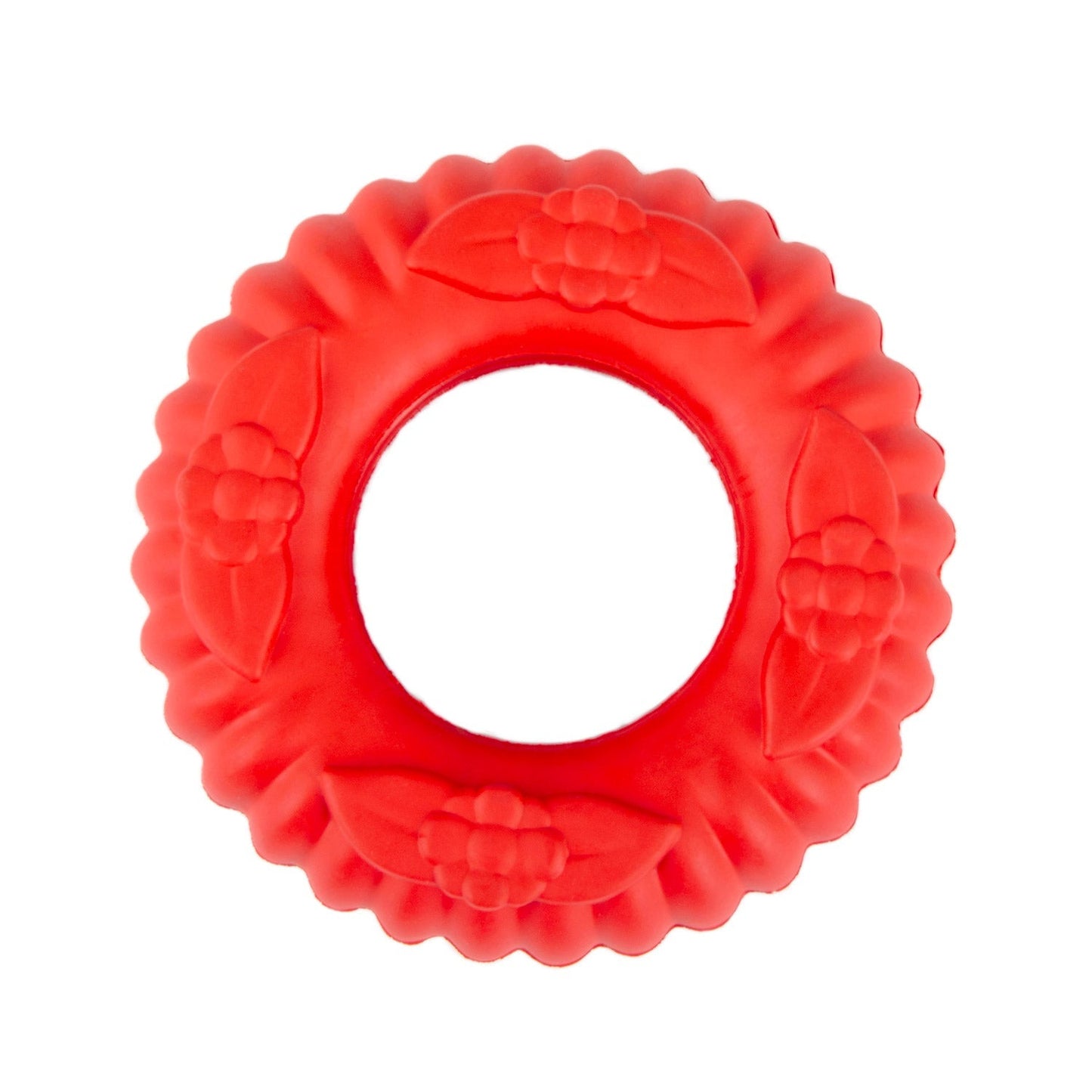 Juguete masticable dental de caucho natural Jeffers Red Virgo Tugger para perros para juego interactivo o en solitario