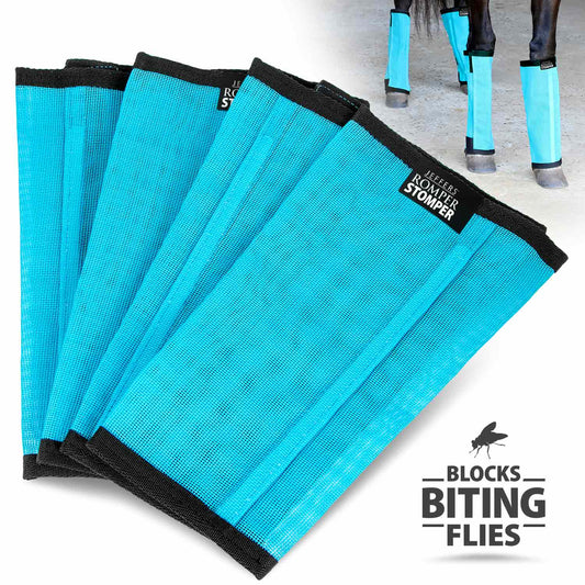 Botas "Stomp-Free" para moscas Jeffers Romper Stomper para caballos, paquete de 4
