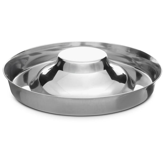Cuenco volador de acero inoxidable Jeffers para comida y agua para cachorros