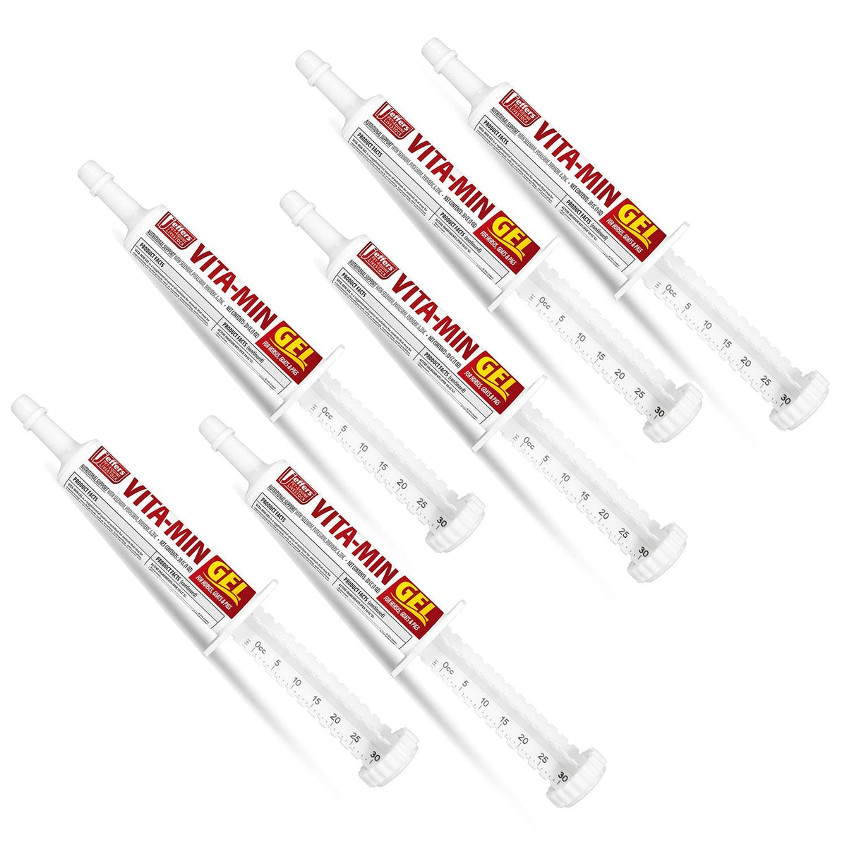 Jeffers Vita-Min Gel con Vit E y B12 para ganado vacuno, caballos, ovejas, cabras y cerdos