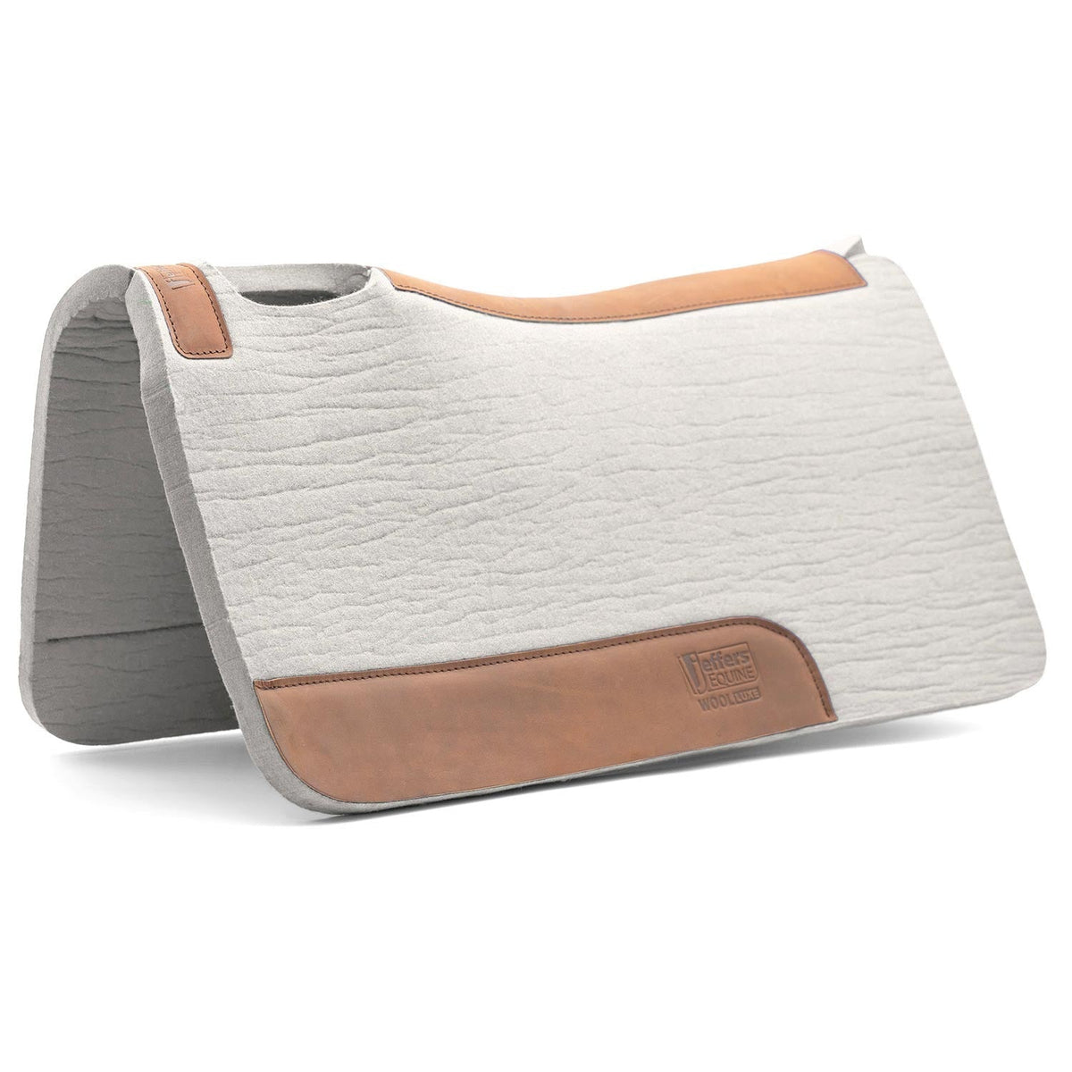 Manta de Silla de Montar Jeffers WoolLuxe 100% Lana Equina – Acolchada, Transpirable y Amortiguadora
