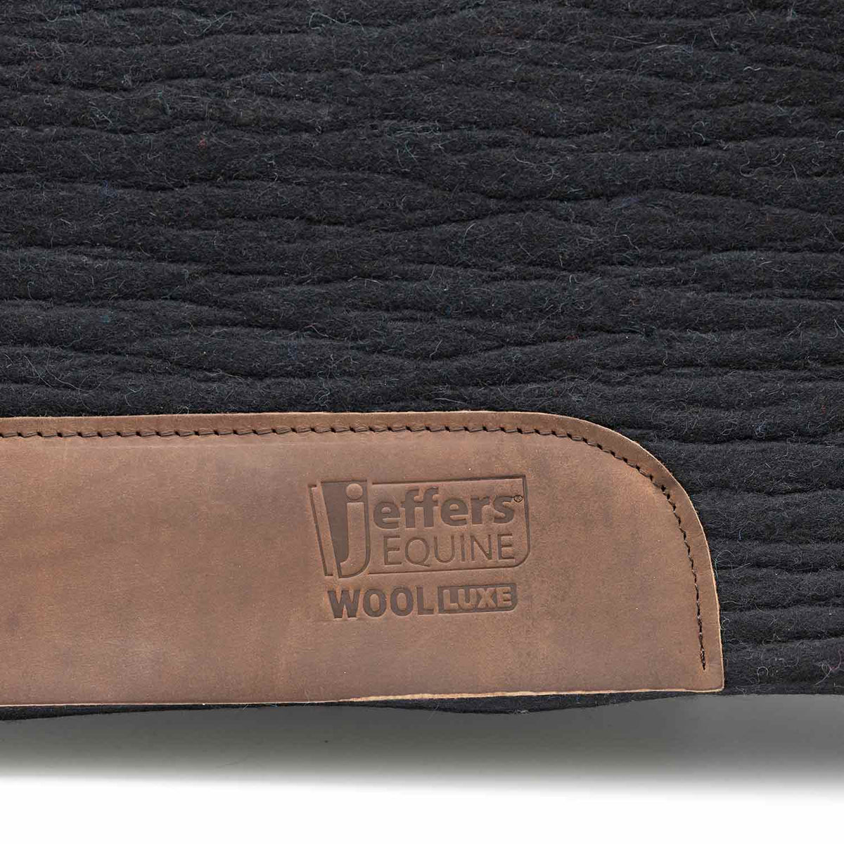 Manta de Silla de Montar Jeffers WoolLuxe 100% Lana Equina – Acolchada, Transpirable y Amortiguadora