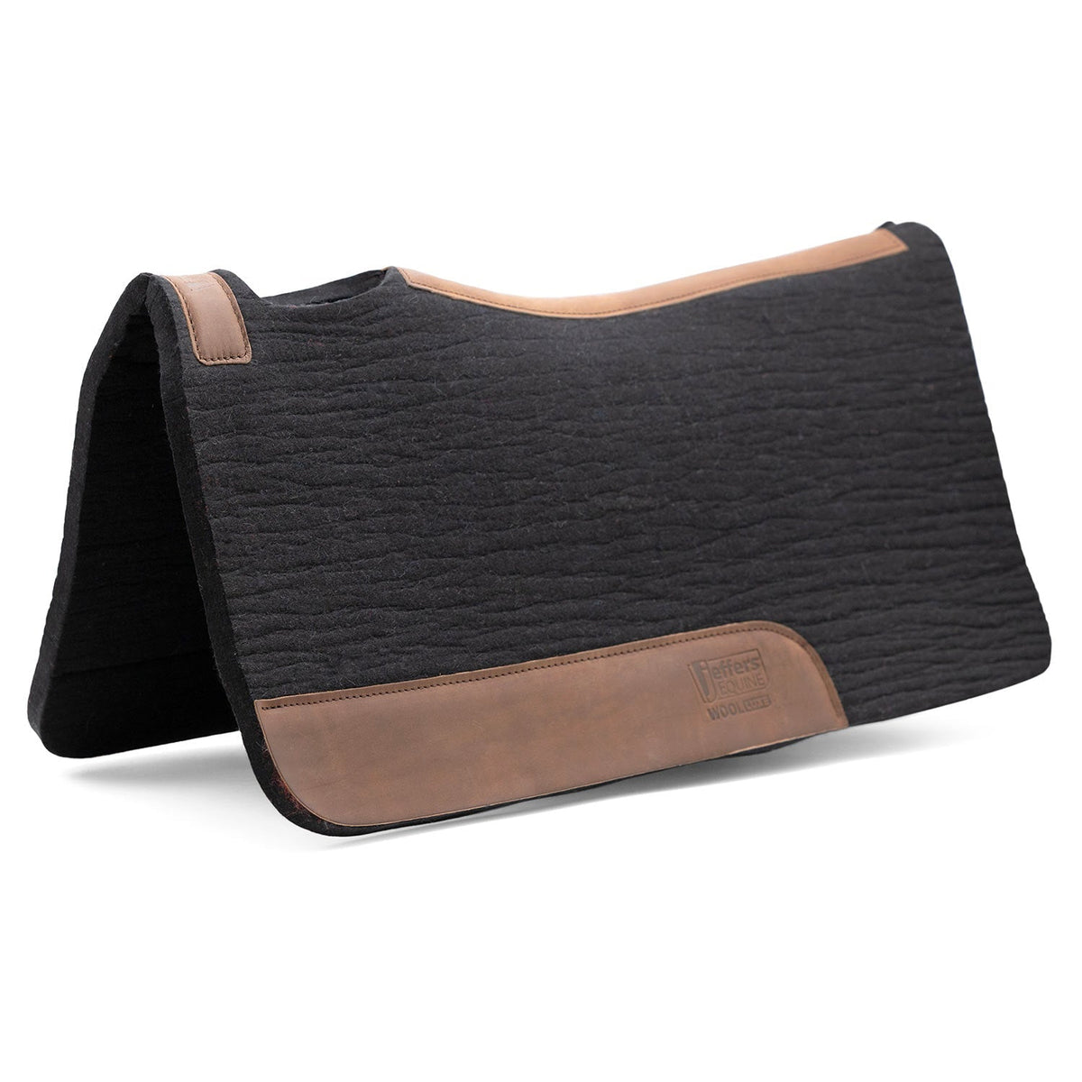 Manta de Silla de Montar Jeffers WoolLuxe 100% Lana Equina – Acolchada, Transpirable y Amortiguadora