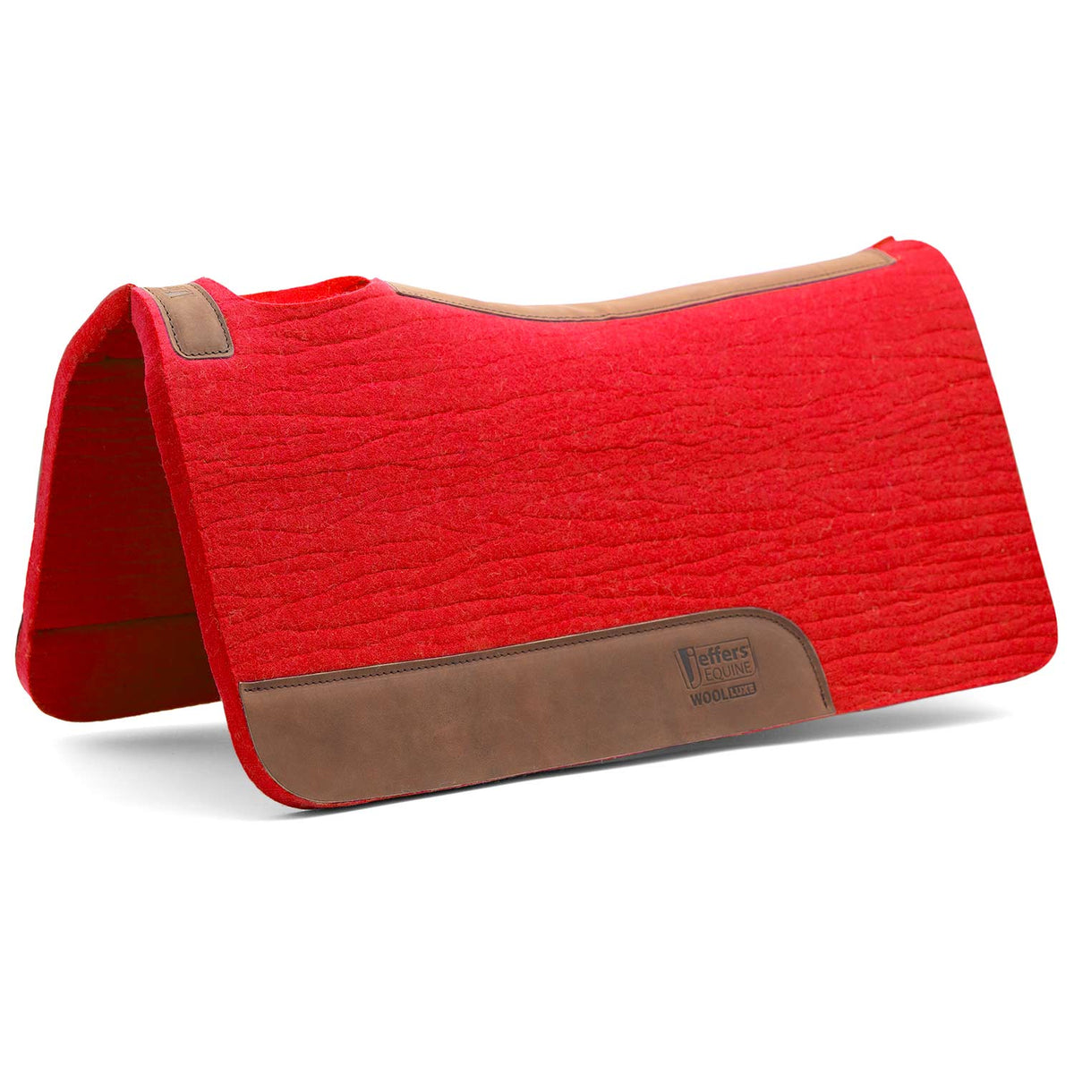 Manta de Silla de Montar Jeffers WoolLuxe 100% Lana Equina – Acolchada, Transpirable y Amortiguadora