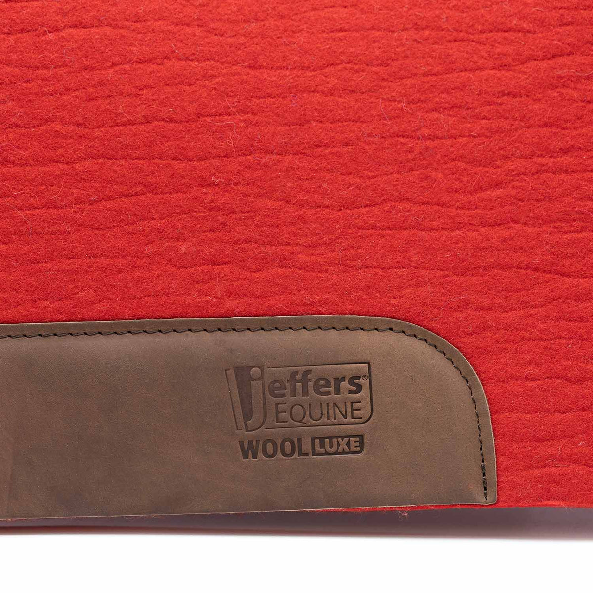 Manta de Silla de Montar Jeffers WoolLuxe 100% Lana Equina – Acolchada, Transpirable y Amortiguadora