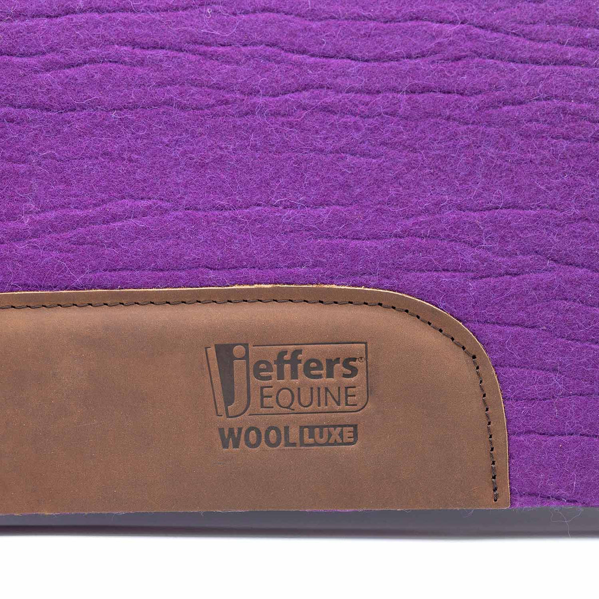 Manta de Silla de Montar Jeffers WoolLuxe 100% Lana Equina – Acolchada, Transpirable y Amortiguadora