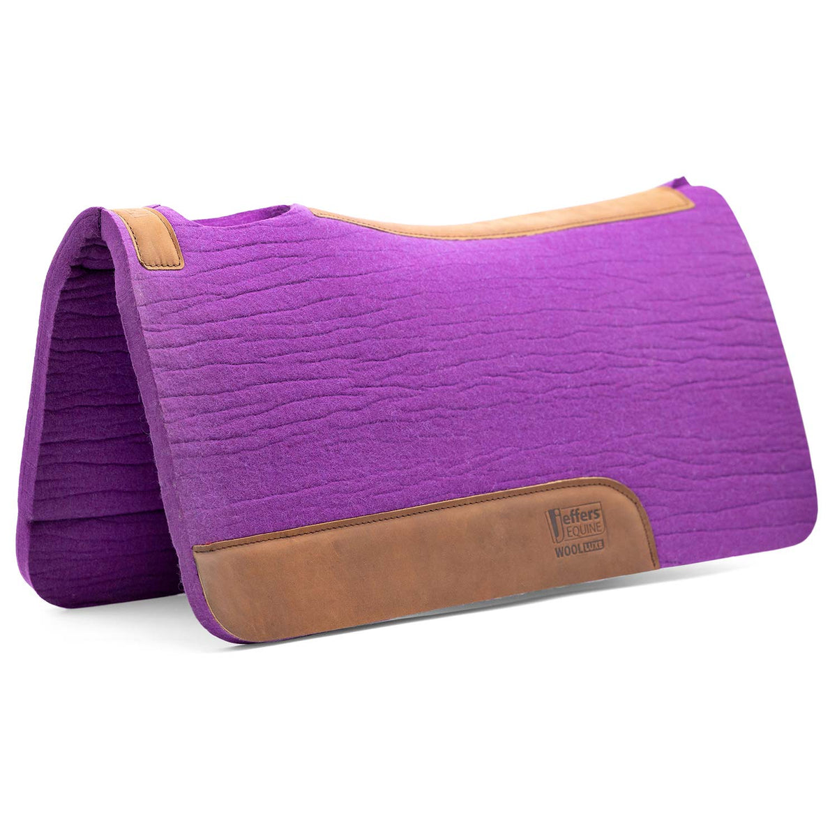 Manta de Silla de Montar Jeffers WoolLuxe 100% Lana Equina – Acolchada, Transpirable y Amortiguadora