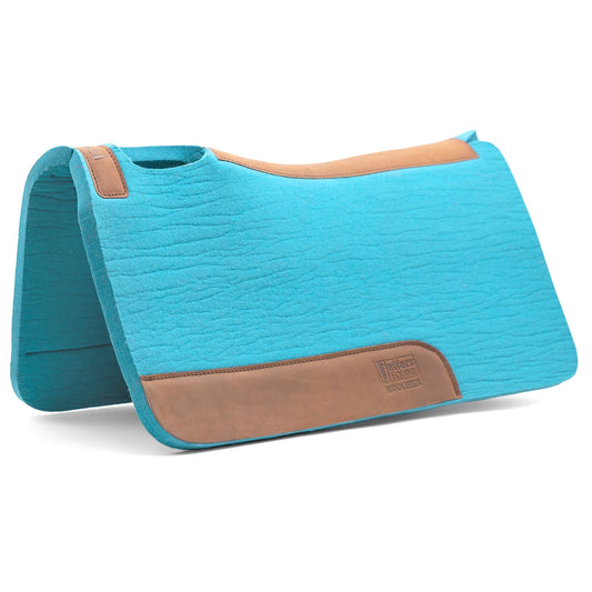 Manta de Silla de Montar Jeffers WoolLuxe 100% Lana Equina – Acolchada, Transpirable y Amortiguadora