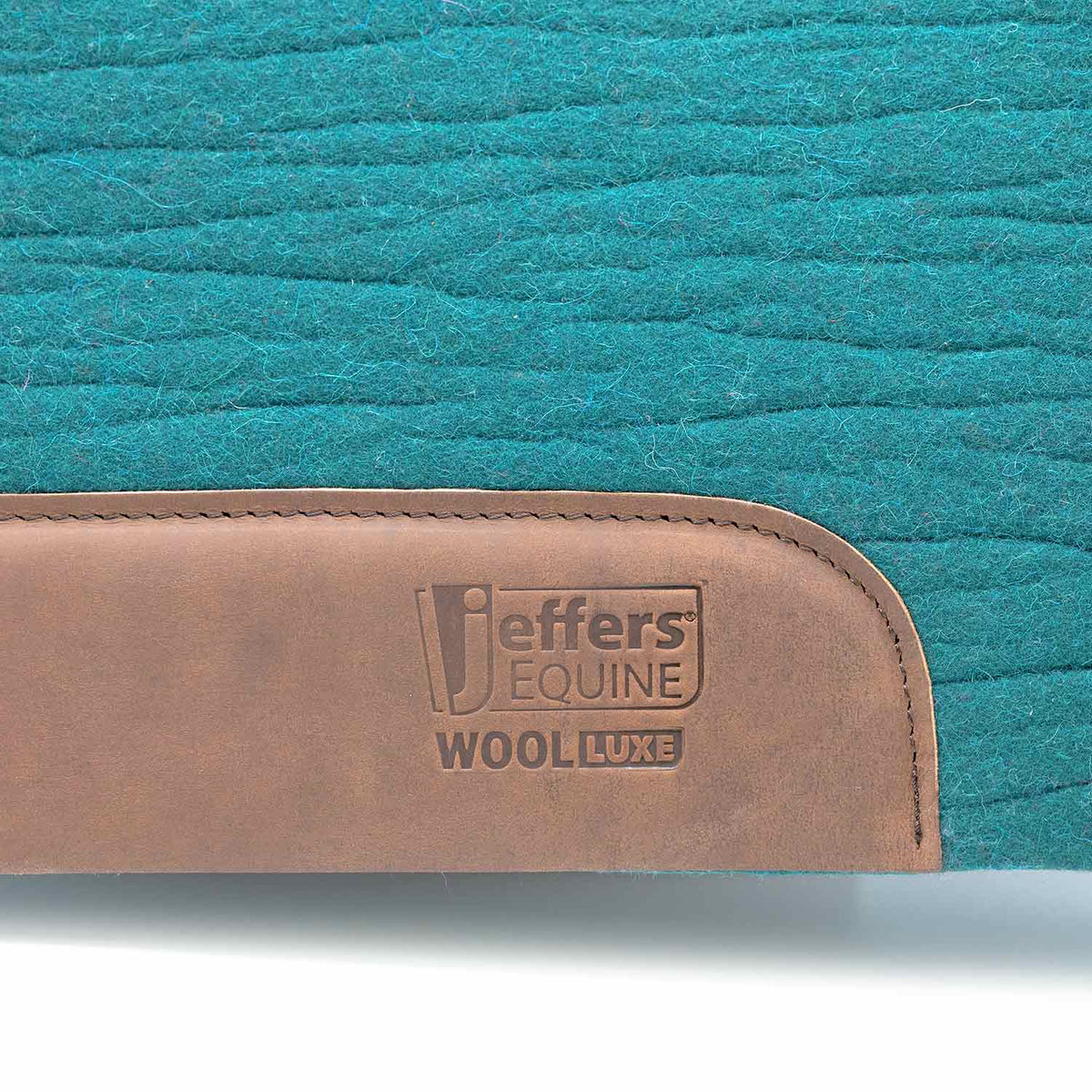 Manta de Silla de Montar Jeffers WoolLuxe 100% Lana Equina – Acolchada, Transpirable y Amortiguadora