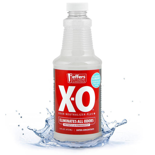 Jeffers X-O Neutralizador de Olores de Mascotas Plus + Concentrado Limpiador