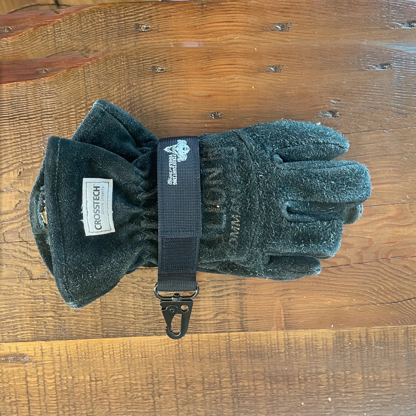 Correa Resistente para Guantes de Bombero con Accesorio de Herramienta Deslizante para Bomberos