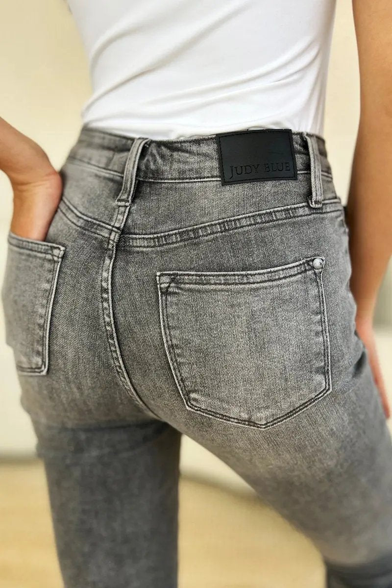 Accessories Trendsi Judy Blue High Waist Capris Women's Jeans Cuffed Hem USA Ship