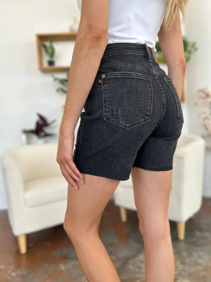 Women's Denim Shorts Denim Shorts - High Waist Comfort Fit - Women's Casual Summer