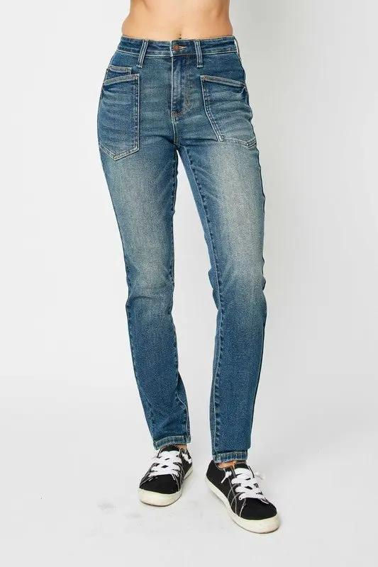Women's Jeans - High Waist Comfy Fit - Everyday Skinny