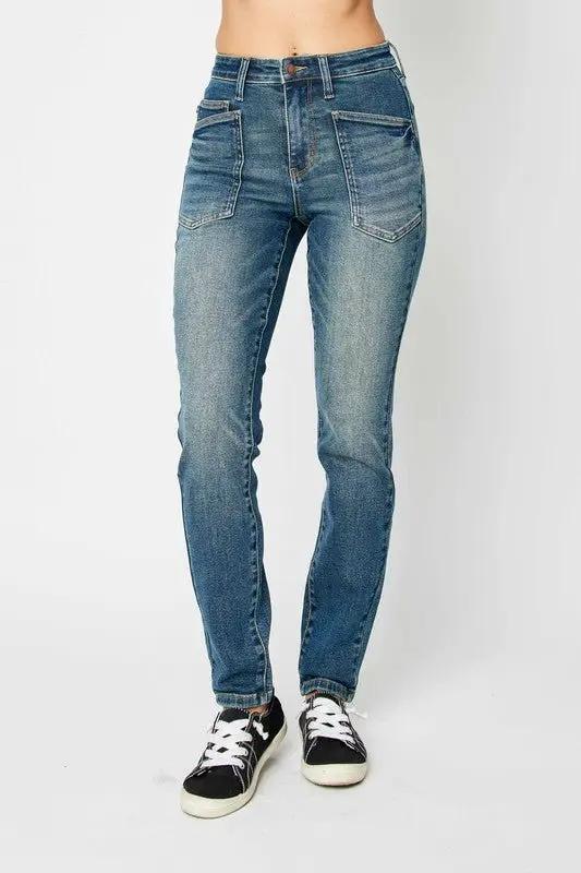 Women's Jeans - High Waist Comfy Fit - Everyday Skinny