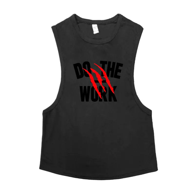 Breathable Cotton Men's Vest for Gym Training