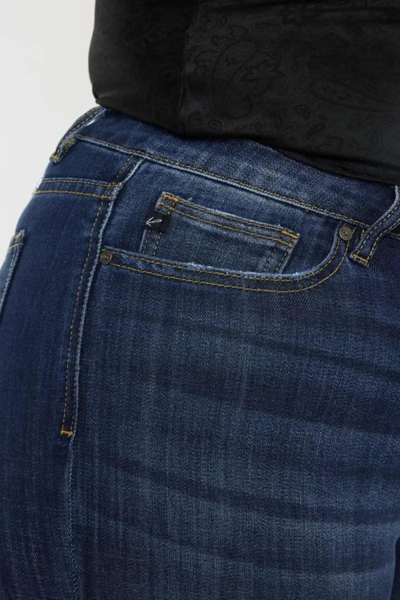 Women's Jeans - Flattering Fit - Mid Rise Slim Flare