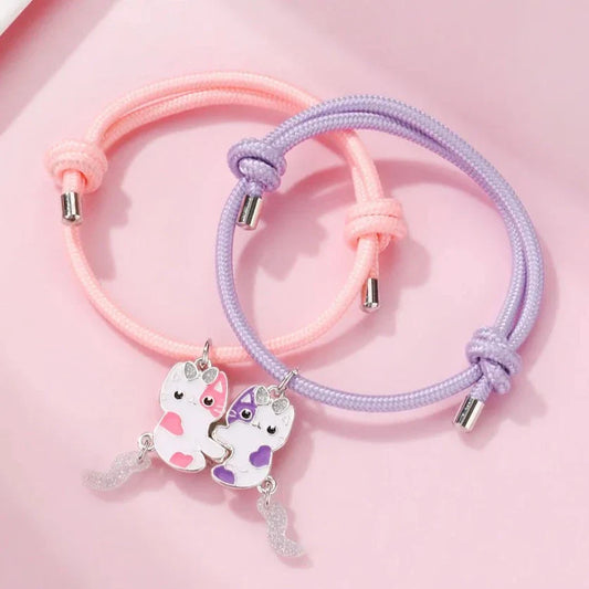 Pulseras de la Amistad de Gatos Kawaii