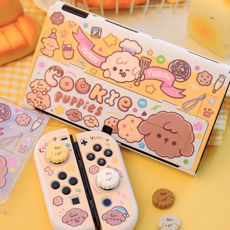 Funda para Nintendo Switch de perritos de galleta