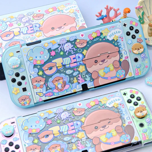 Funda de Nintendo Switch de nutria kawaii