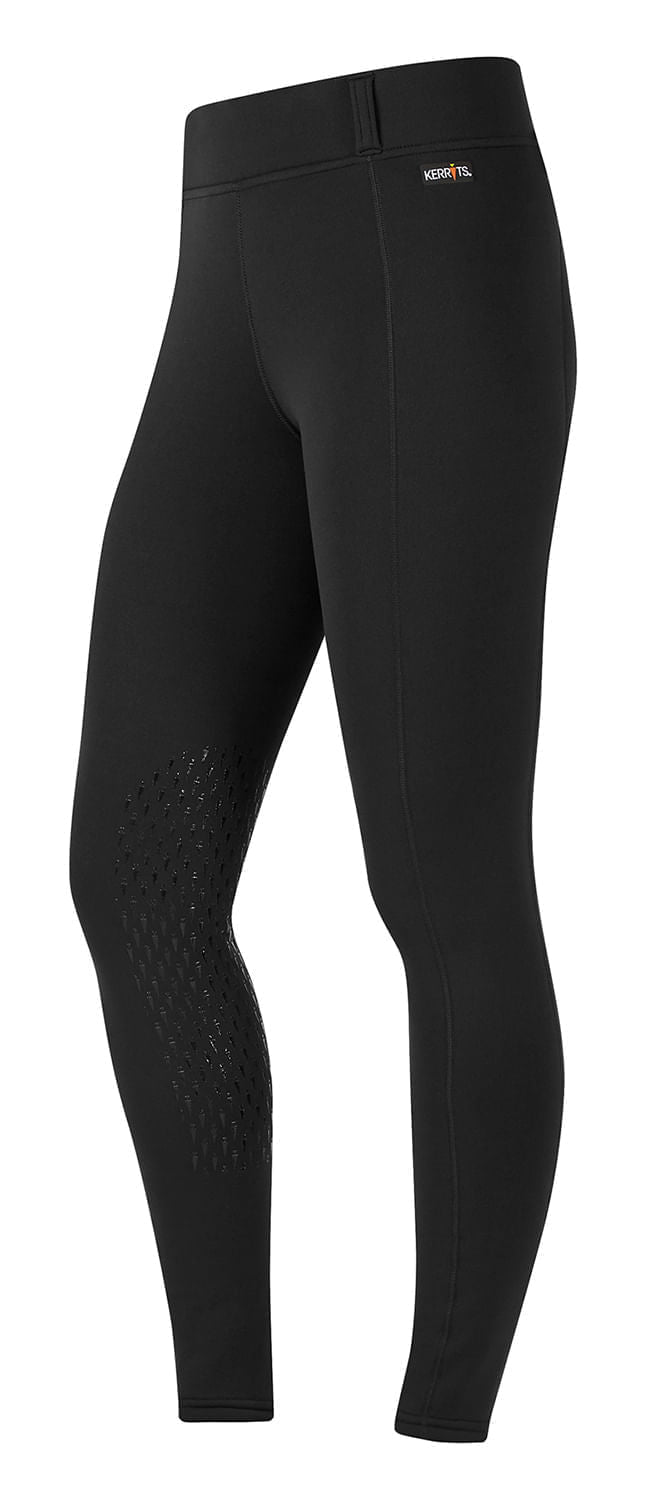 Mallas de equitación con rodilleras elásticas Power para mujer Kerrits