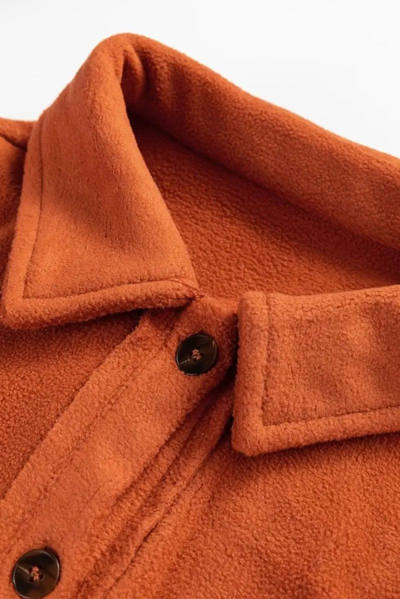 Love Salve Khaki Plaid Shacket — Lightweight Fall Shirt Jacket