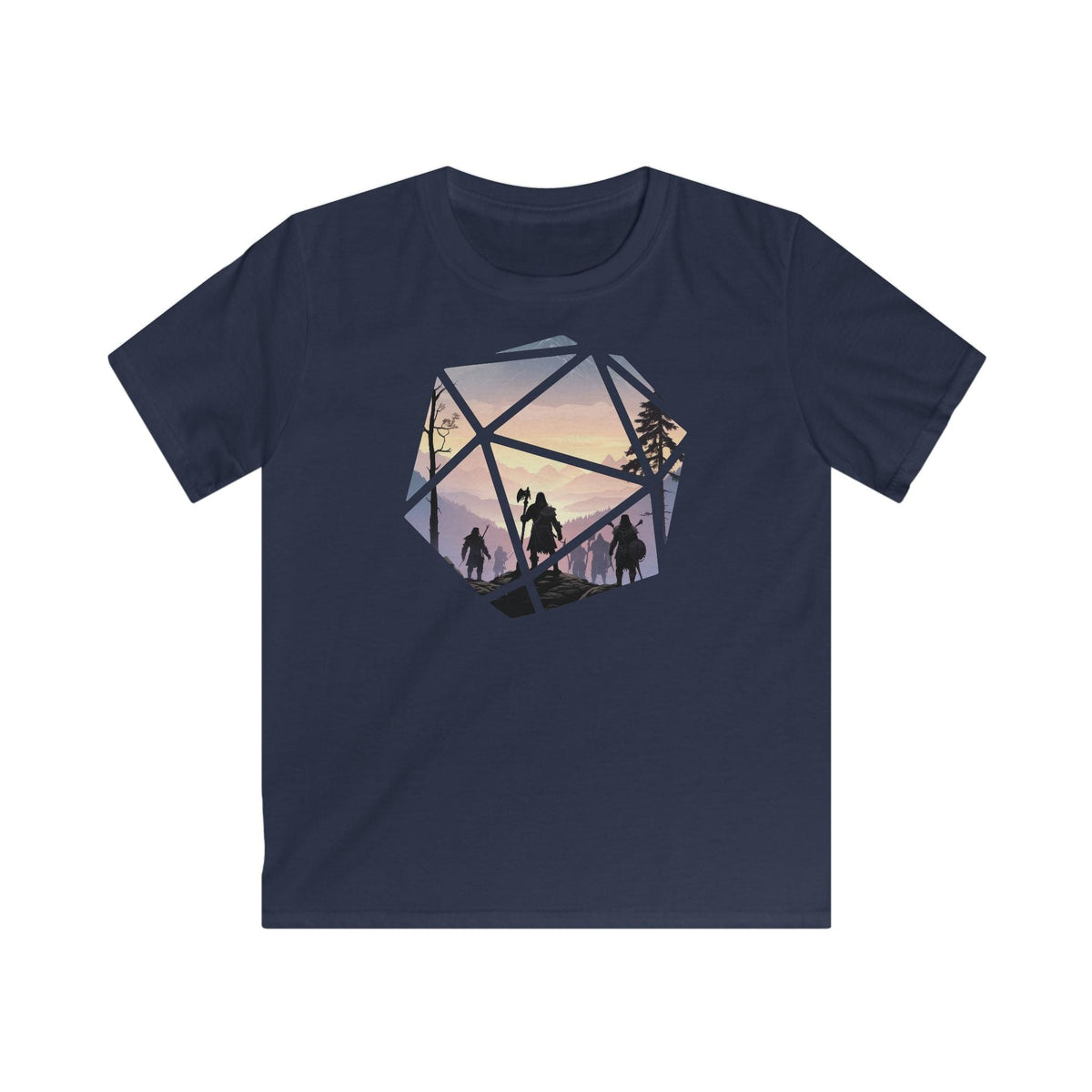 Kids D&D Shirt - D20 Landscape