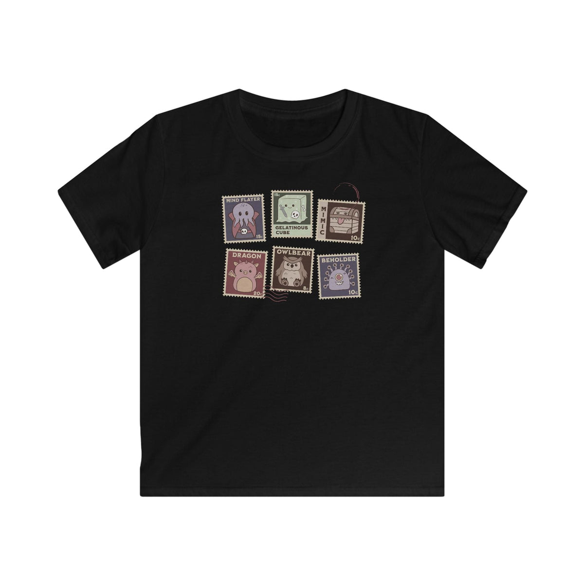 Kids D&D Monster Stamp T-Shirt
