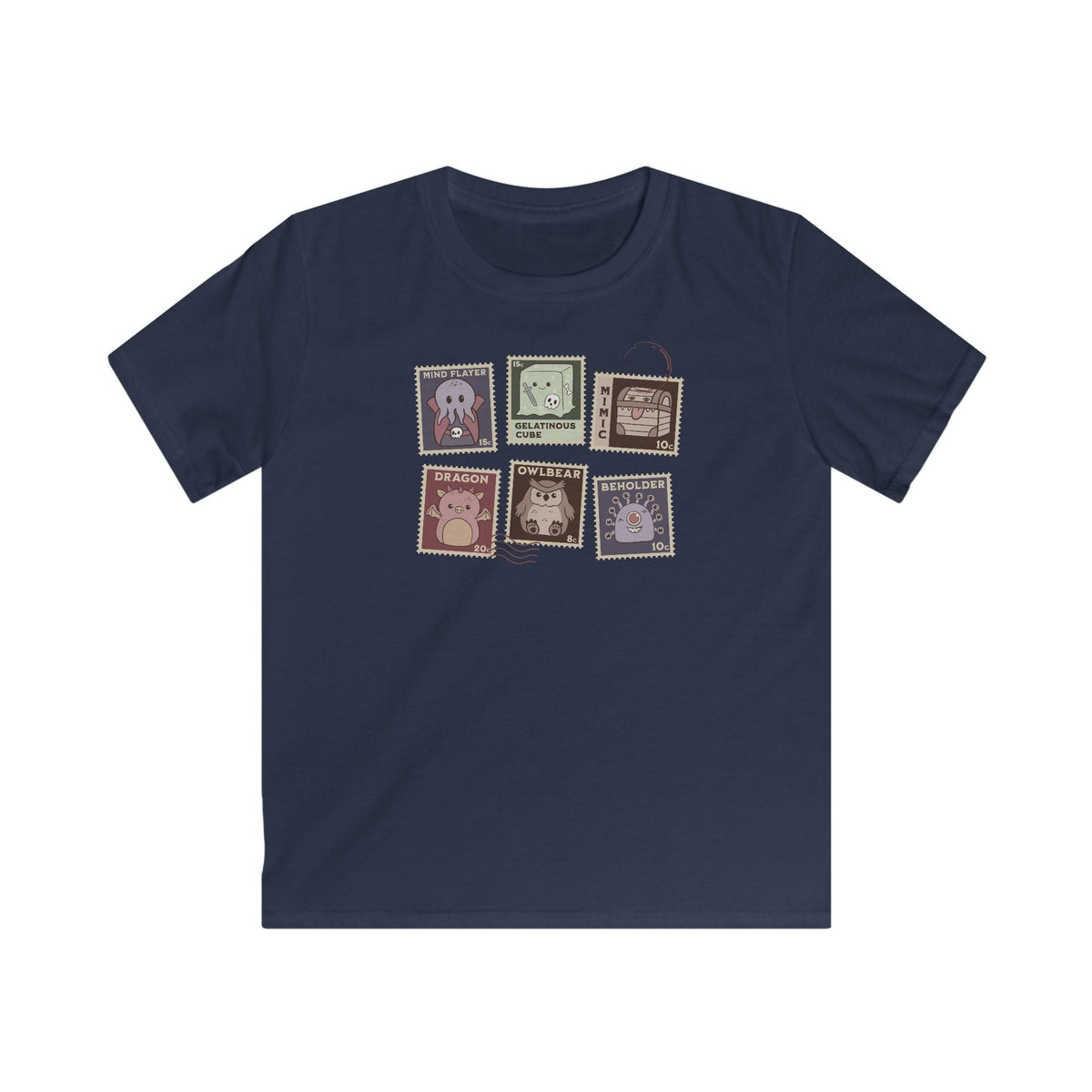 Kids D&D Monster Stamp T-Shirt