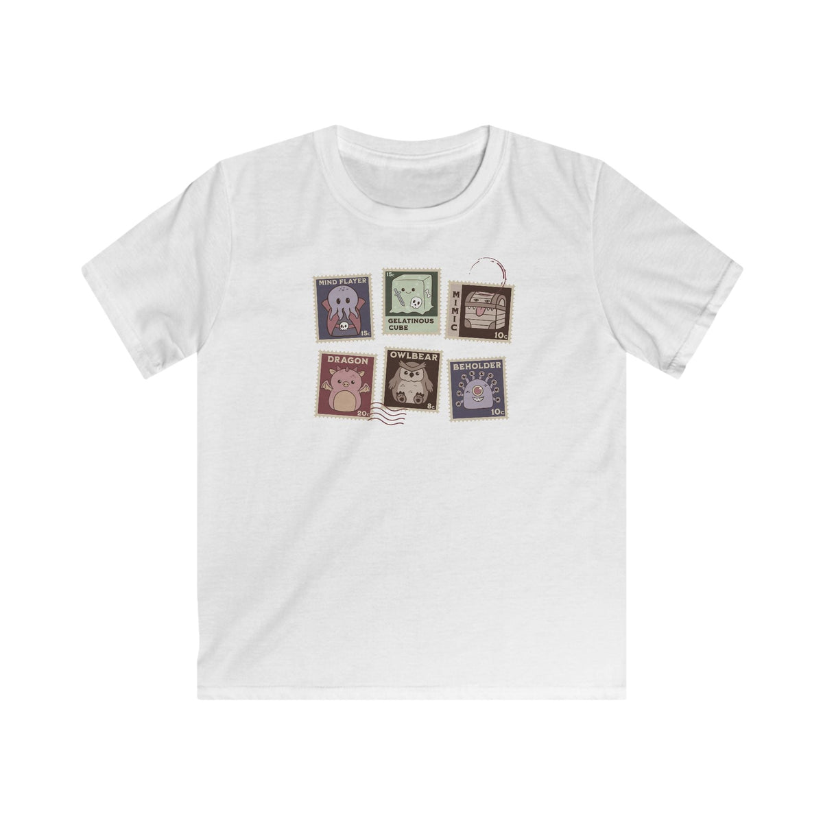 Kids D&D Monster Stamp T-Shirt