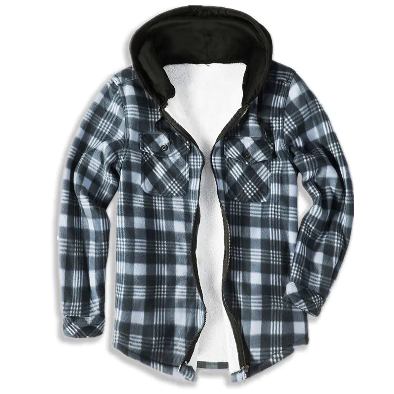 Thermal Fleece-Lined Men's Shirt Jacket
