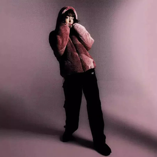 Lambswool Fluffy Zip Jacket  - # BOAA13210010