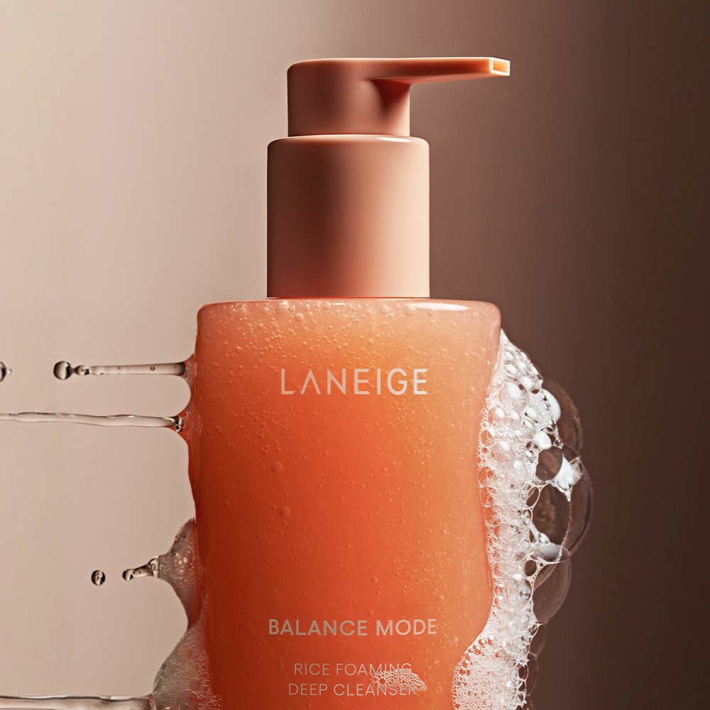 LANEIGE Balance Mode Rice Foaming Deep Cleanser 250ml