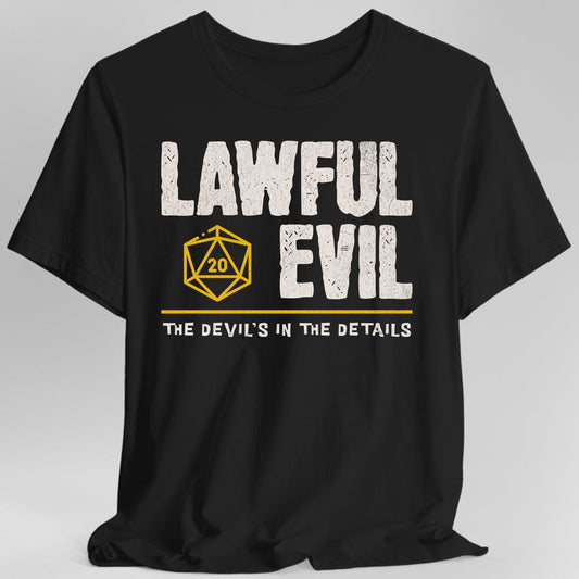 Camiseta Maligno Legal - Camiseta Alineamiento D&D