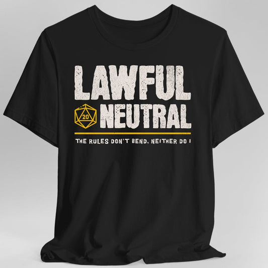 Camiseta Legal Neutral - Camiseta de alineación de D&D