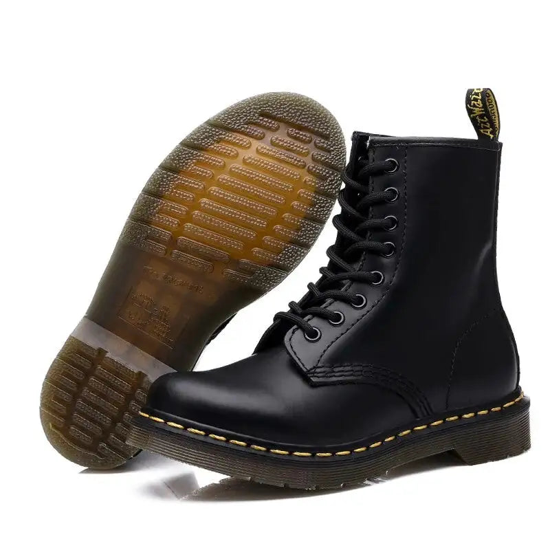 Leather Boots with Thick Soles - # GIAA73410002