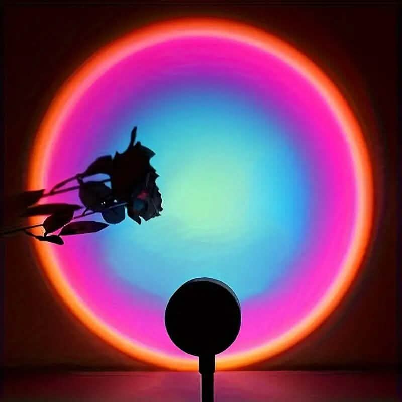 LED Projection Sunset Rainbow Lamp