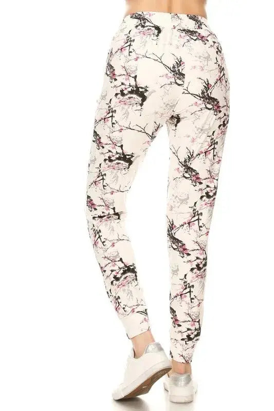 Trendsi Printed Joggers Women's Plus Size Casual Pants Buttery Soft