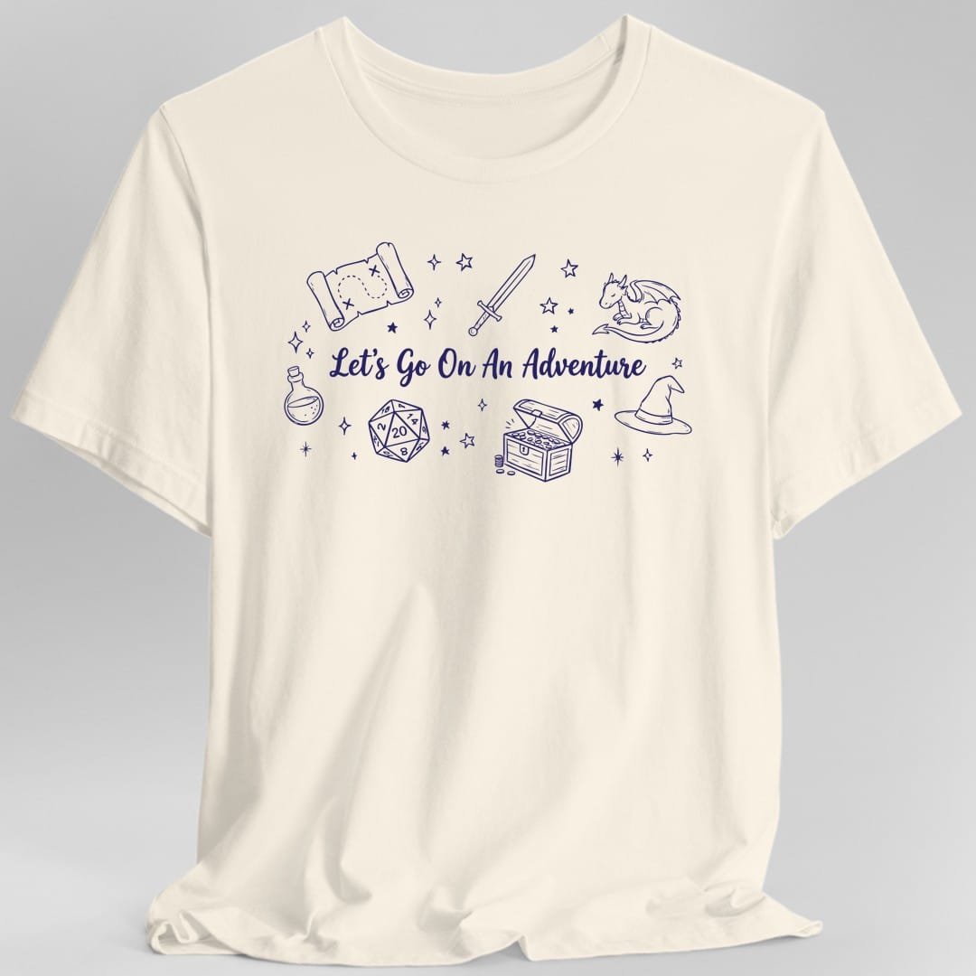 Let's Go On An Adventure D&D T-Shirt