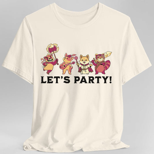 Camiseta de rol "¡Vamos de fiesta!"